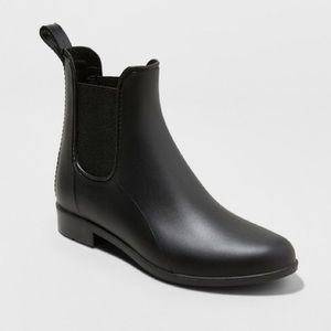 Merona Black Ankle Rain Boots